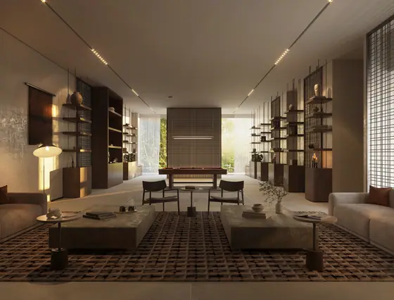 Library and gaming lounge — Sei Saadiyat by Aldar, Saadiyat Island Abu Dhabi