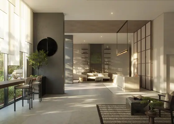 Residential lobby — Sei Saadiyat by Aldar, Saadiyat Island Abu Dhabi
