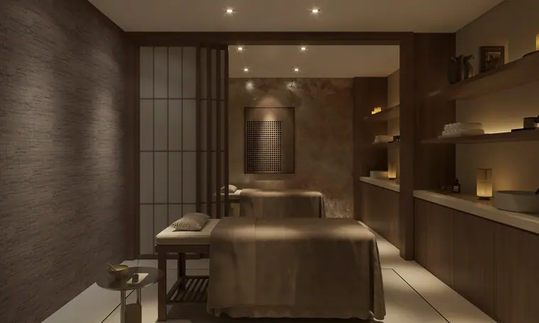 Spa treatment room at Sei Saadiyat, Saadiyat Island wellness amenities
